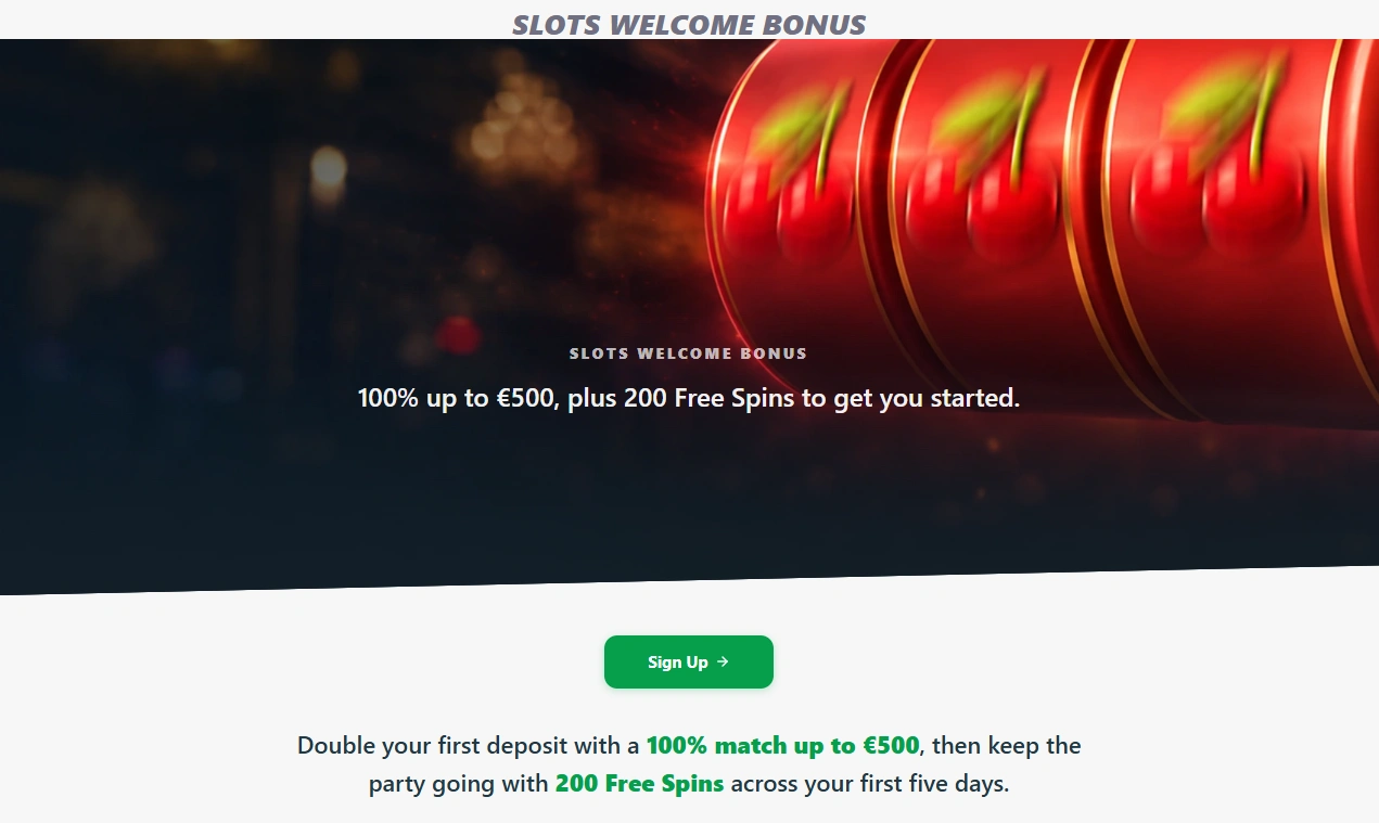 Redslot casino Slots Welcome Bonus with 100% up to £500 and 200 Free Spins